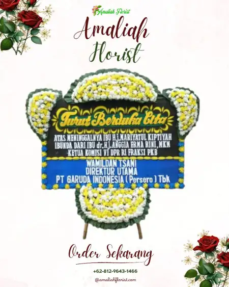 Papan Bunga Duka Tunjung